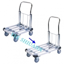 Folding aluminum hand truck